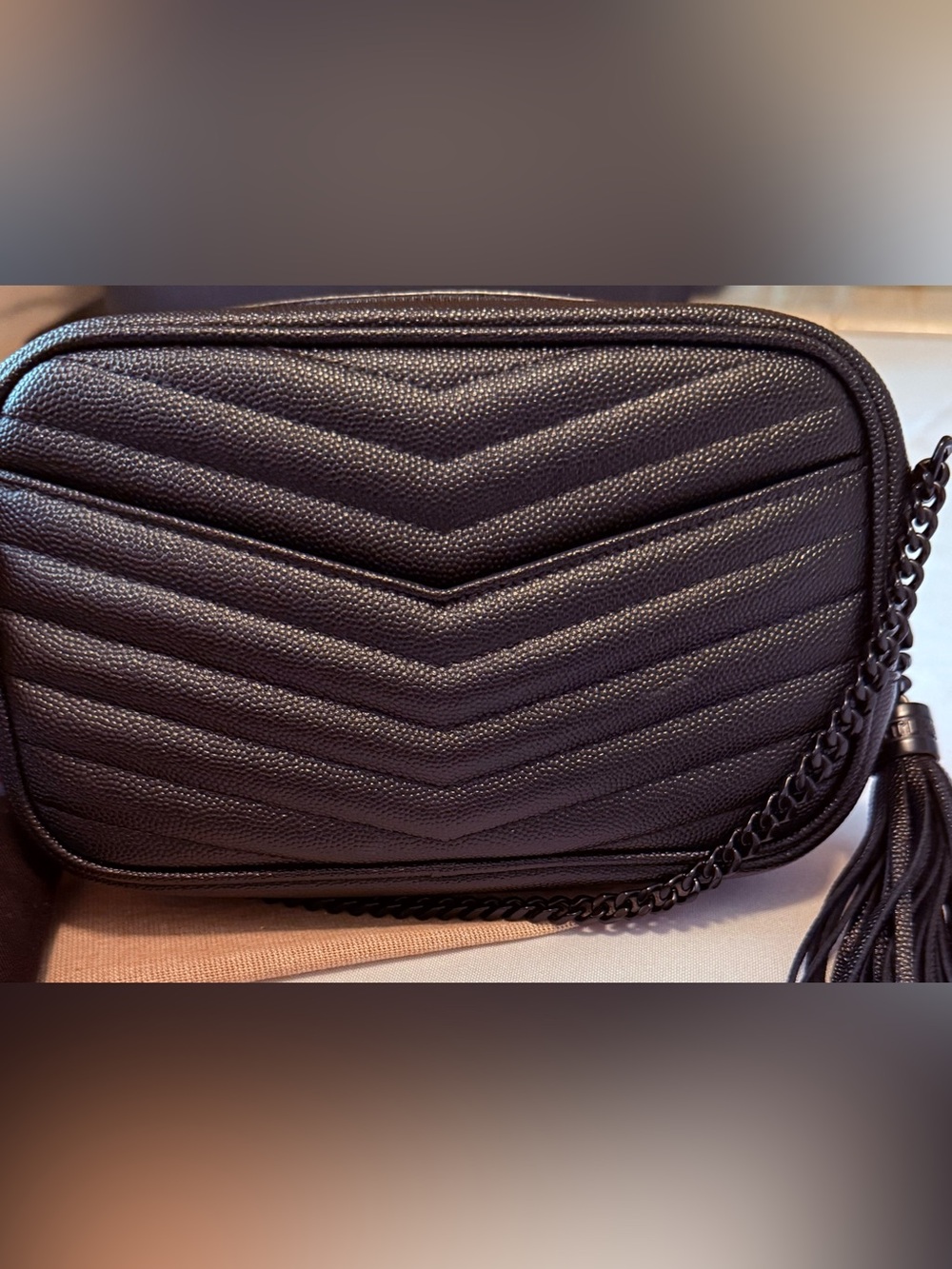 Saint Laurent Mini Lou Crossbody Bag - Picture 9 of 11